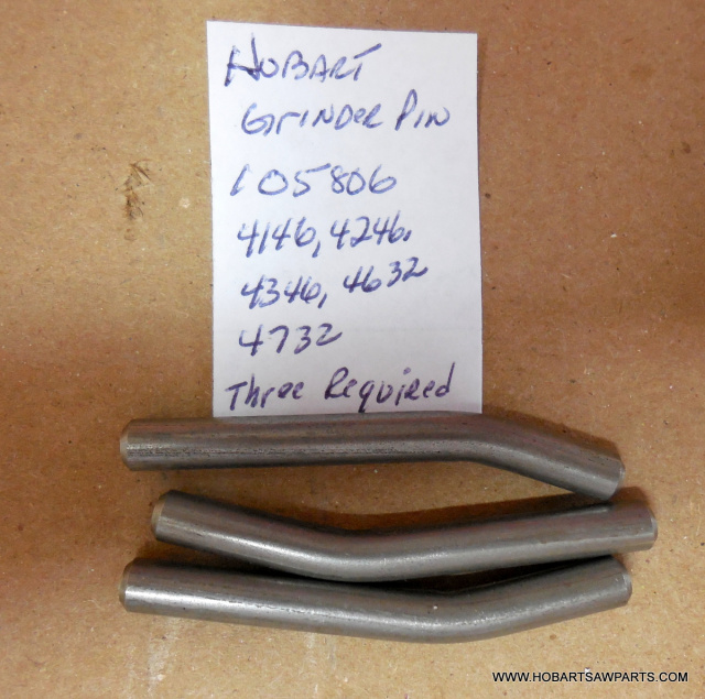 HOBART 105806 #32 GRINDER HEAD PINS FOR MODELS 4146 ,4246, 4346, 4632, 4732 SOLD IN LOTS OF THREE